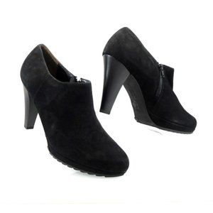 NIB$295 Paul Green Karina Suede Dress Ankle Booties Platform Heels 7.5, US 10